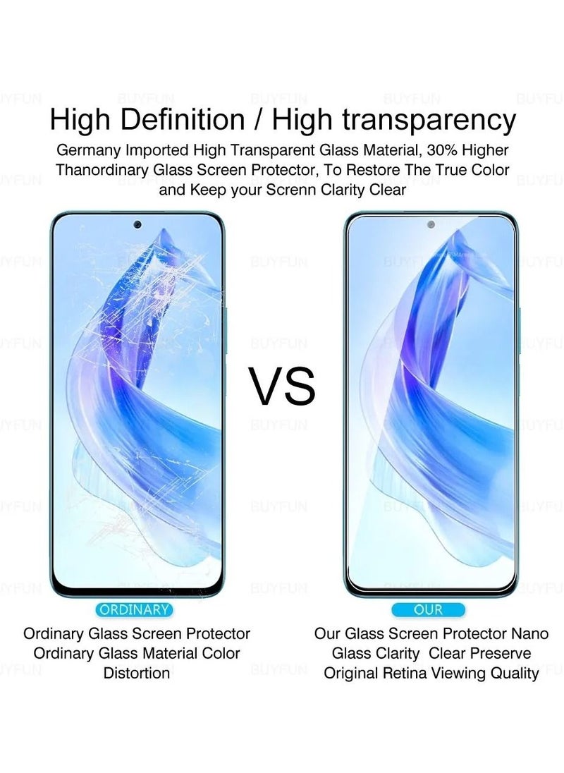Generic - Honor 90 UV Screen Protector Full Glue Edge-to-edge Tempered Glass Fingerprint Compatible Anti Scratch 9H hardness for Honor 90 - Image 1
