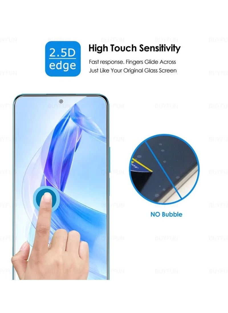 Generic - Honor 90 UV Screen Protector Full Glue Edge-to-edge Tempered Glass Fingerprint Compatible Anti Scratch 9H hardness for Honor 90 - Image 1