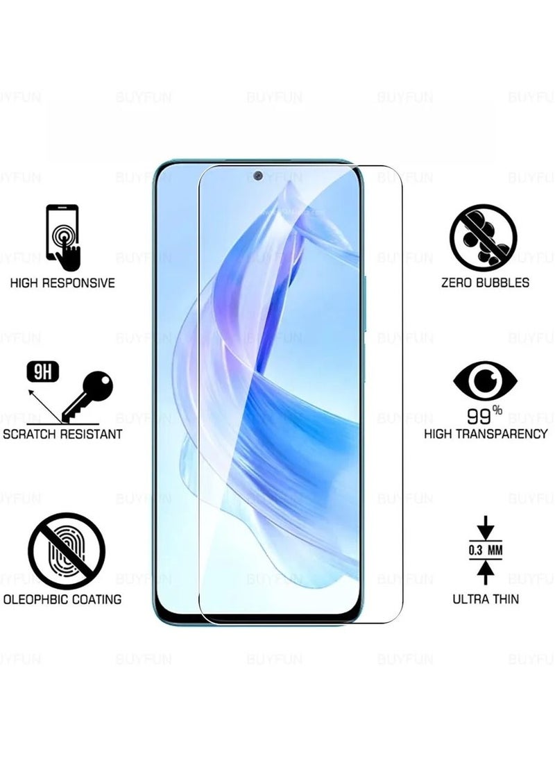 Generic - Honor 90 UV Screen Protector Full Glue Edge-to-edge Tempered Glass Fingerprint Compatible Anti Scratch 9H hardness for Honor 90 - Image 1