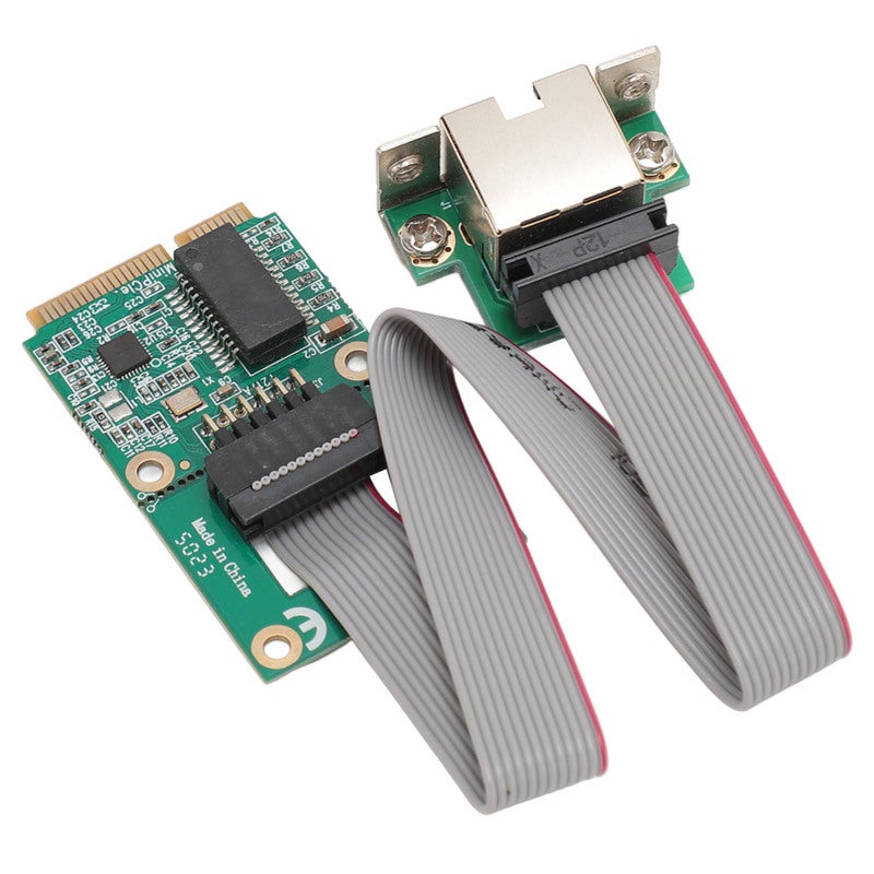 بطاقة شبكة إيثرنت Mini PCIE بمنفذ RJ45، متحكم شبكة LAN بسرعات 10/100/1000 ميجابت في الثانية مع التفاوض التلقائي، متوافقة مع أنظمة ويندوز ولينكس وOS X للحواسيب المحمولة - Image 5