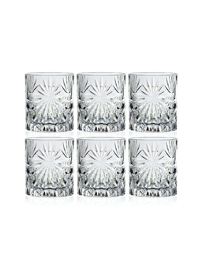 Feelings 6 Pcs Glass Tumbler Set By Addox Premium Drinking Glasses 240Ml  - Image 1