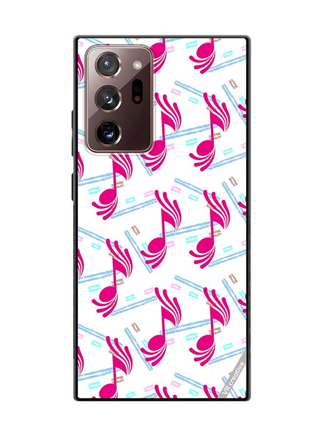 VR CREATIVE Protective Case Cover For Samsung Galaxy Note20 Ultra 5G Music Pattern Design Multicolour - Image 1