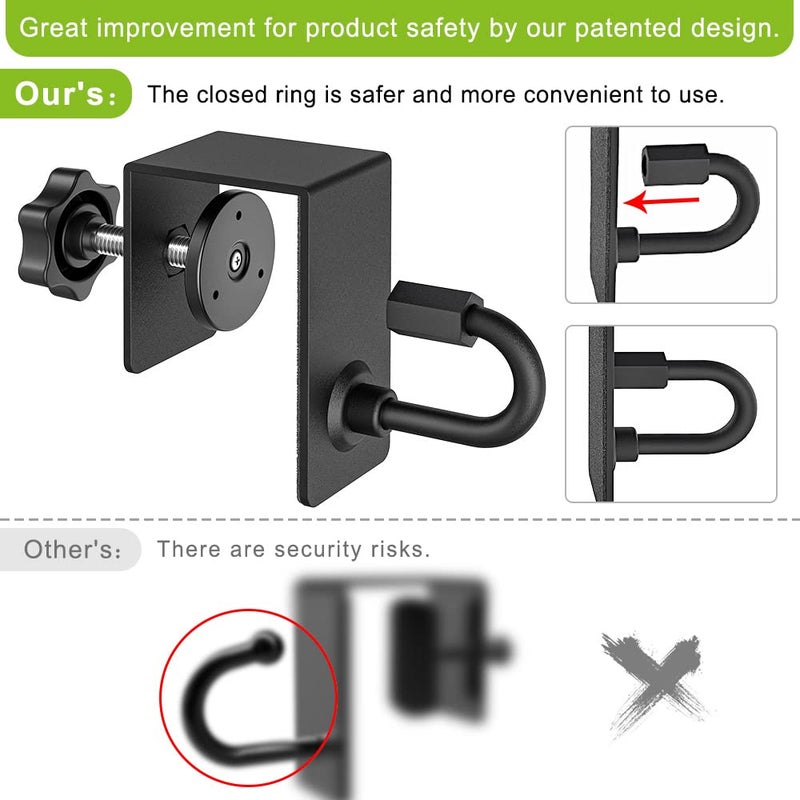 Kipika Door Anchor for Resistance Bands - Heavy Duty Steel Door Hook with Protective Pads - Adjustable and Secure - Fits All Doors and Bands - Ideal for Home Gym, Strength Training, and Physical - Image 5