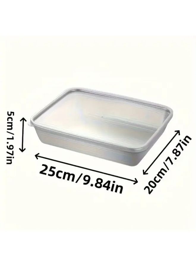 3 Piece Stainless Steel Square Baking Sheets With Lids Oven Safe Leakproof - Image 5
