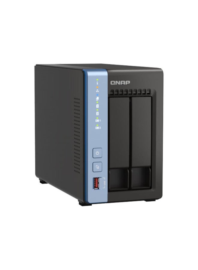 Qnap Ts-264c Cube 2-bay 8gb Ram 8tb 4-core Processor Network Storage Server With Built-in Dual M.2 Nas Phone Expansion - Image 3