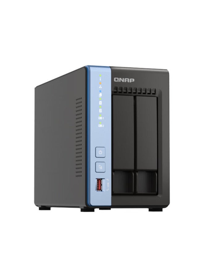 Qnap Ts-264c Cube 2-bay 8gb Ram 8tb 4-core Processor Network Storage Server With Built-in Dual M.2 Nas Phone Expansion - Image 2
