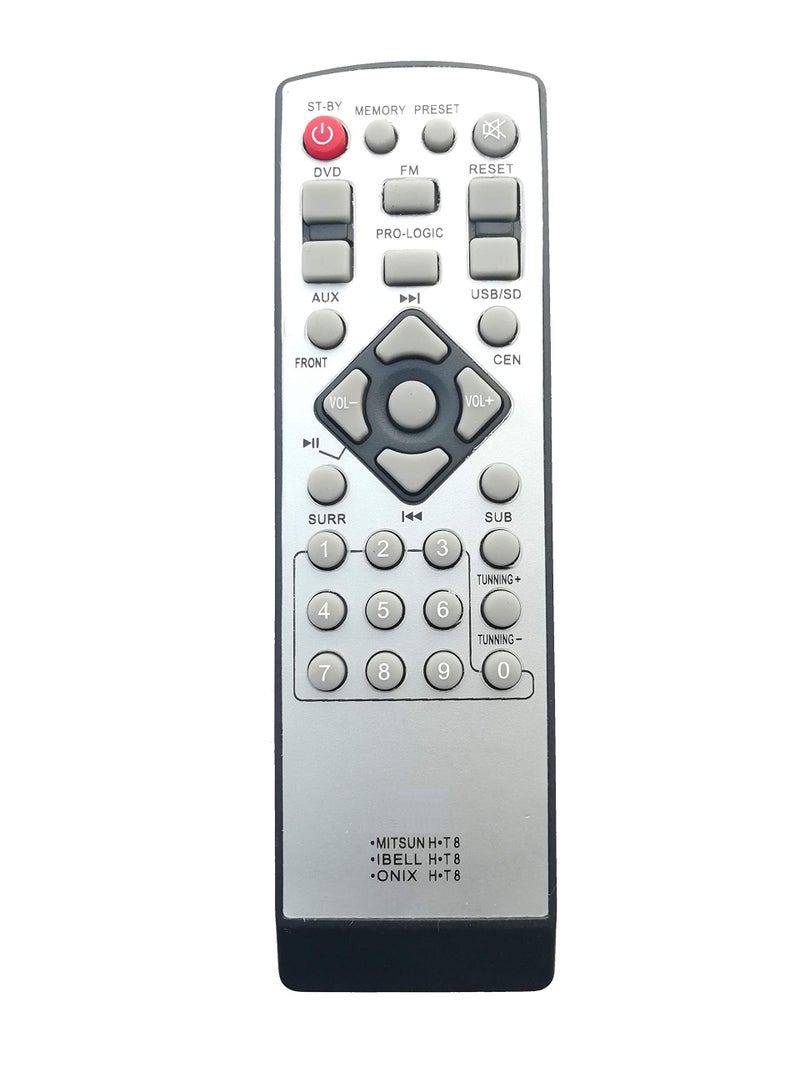 LipiWorld® 3IN1 Home Theater Universal Remote Control Compatible for Mitsun Ibell Onix - Image 5