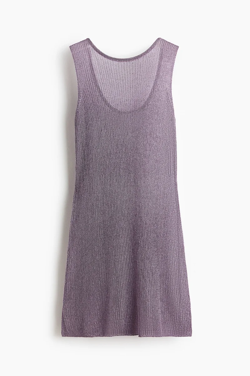 H&M Shimmering rib-knit dress