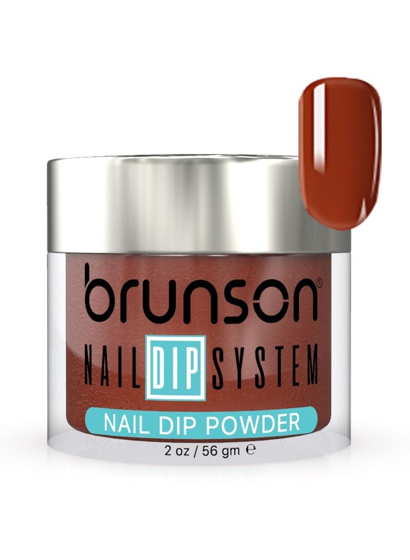 brunson Nail Dipping Powder 56gm, No Nail Lamp Needed for Curing French Nail Art Powder for nail dip & buff system