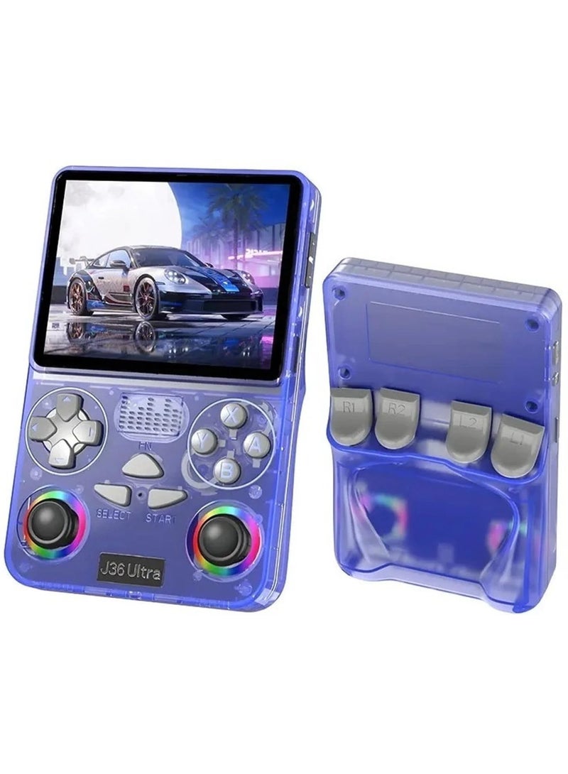 J36 Ultra Handheld Game Console 64GB, Portable Retro Video Game Player with RGB Dual Joysticks, Online Multiplayer Gaming - Image 2