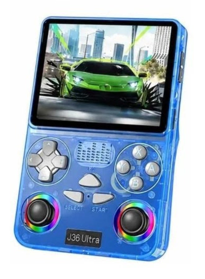 J36 Ultra Handheld Game Console 64GB, Portable Retro Video Game Player with RGB Dual Joysticks, Online Multiplayer Gaming - Image 1