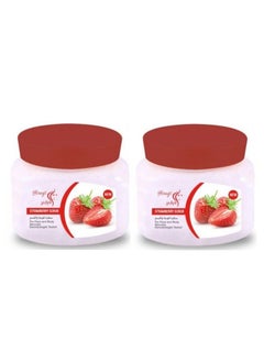 2 Piece Scrubbing Cream for Face and Body With Strawberry