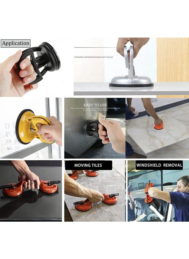 RetLeen RetLeen Aluminum Alloy Single Claw Tiles Marbles and Glass Suction Cup Single Head Vacuum Lifter Car Dent Remover Puller Repair Tool TilesMarblesGlass Lifting and Moving Tool  - Image 2