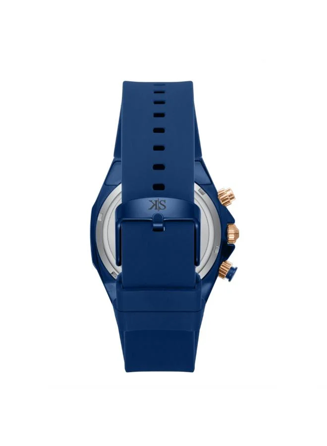 KENNETH SCOTT  Kenneth Scott Men's Chronograph  Blue  Dial Watch - K26116-NSNN for Men | Best Price UAE