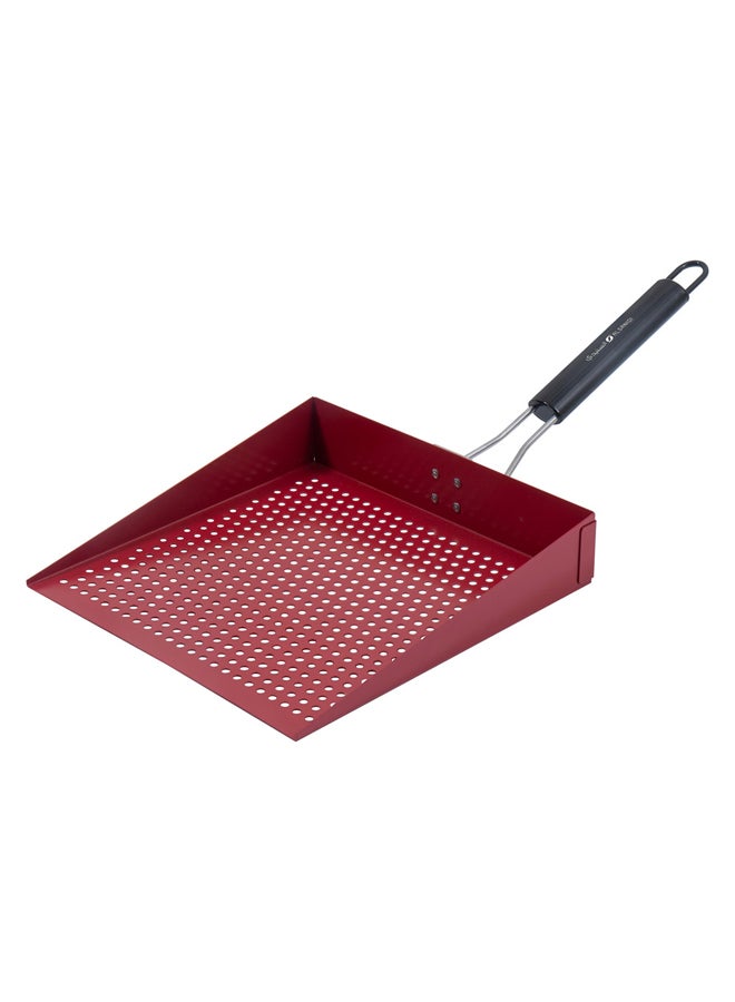 السنيدي صينية شواء 25.5* 25.5* 8 سم- سهل التنظيف، يوفر مساحة، يحمي من الحروق . - Image 1