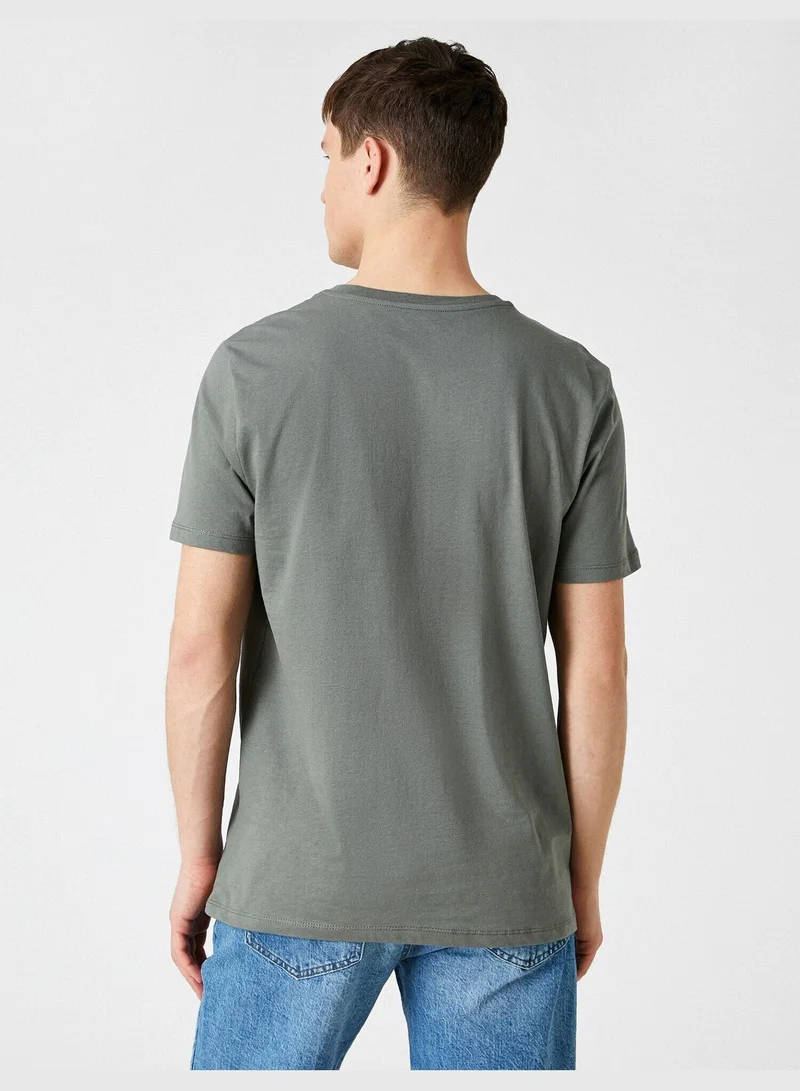 كوتون Standard Fit Printed T-Shirt