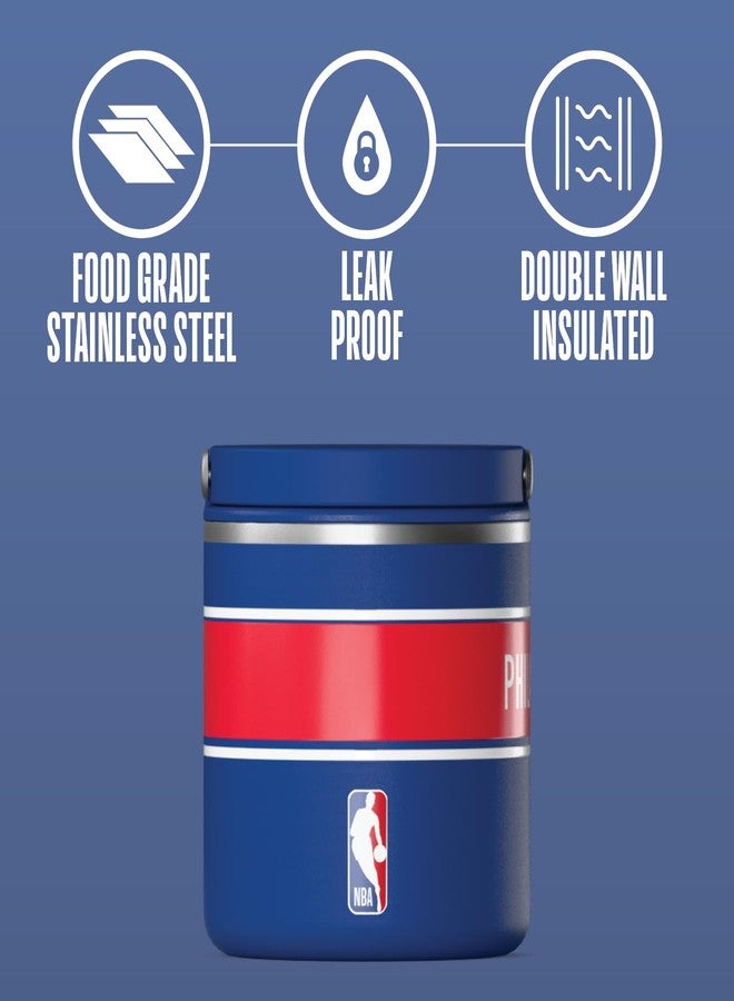 Hydrapeak NBA x Officially Licensed Philadelphia 76ers 25 oz Food Jar Wide Mouth Leak Proof Thermos - Image 4