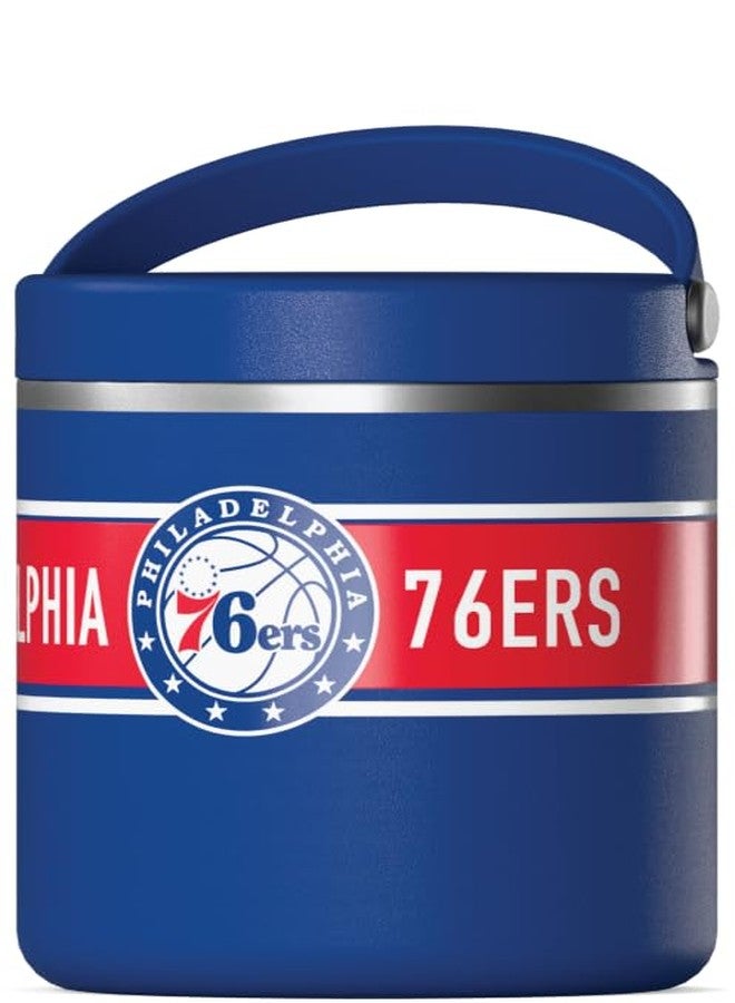Hydrapeak NBA x Officially Licensed Philadelphia 76ers 25 oz Food Jar Wide Mouth Leak Proof Thermos - Image 1