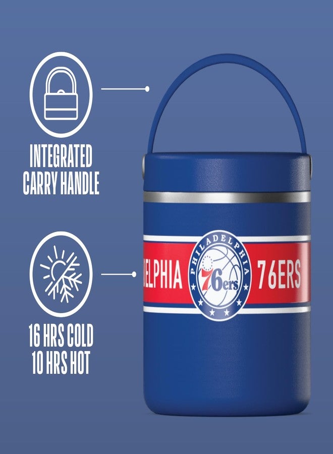 Hydrapeak NBA x Officially Licensed Philadelphia 76ers 25 oz Food Jar Wide Mouth Leak Proof Thermos - Image 3
