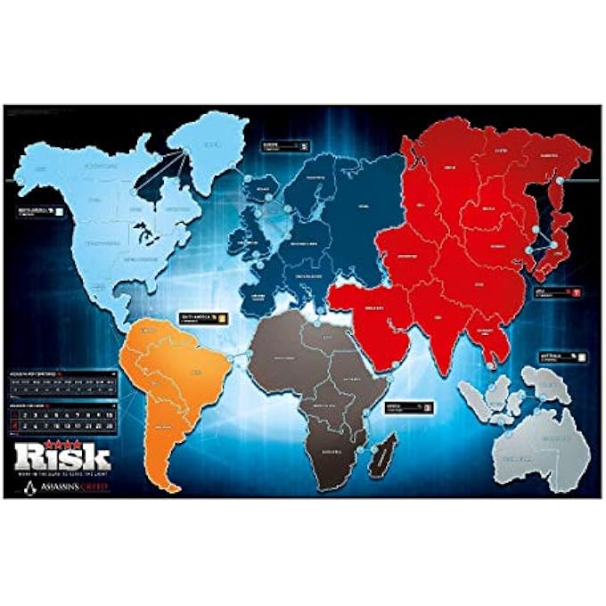 ويننج موفيز لعبة Assassins Creed Risk Board ل 2 لاعبين من سن 10 سنوات - Image 3