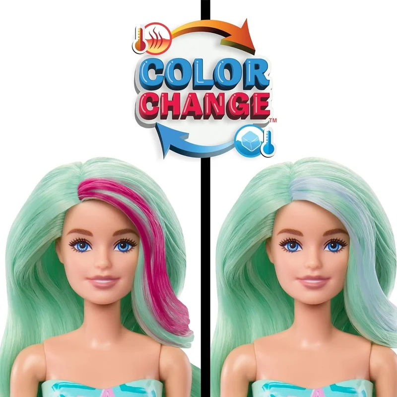 باربي Color Reveal Color Changing Surprise Mermaid Series HRK12