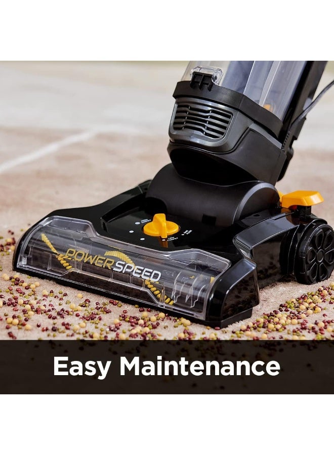 EUREKA مكنسة كهربائية عمودية باور سبيد توربو سلكية شفط قوي خفيفة الوزن متعددة الاستخدامات مكنسة شاملة للشعر الحيوانات الأليفة، السجاد، الأرضيات الصلبة، البلاط - Image 4