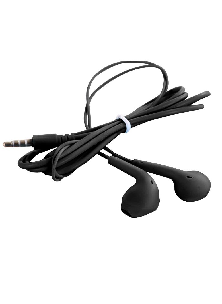 AROAQ 3.5mm Stereo In Ear Headphones, Universal Wired Control Earphone, Comfortable Hifi Sound Sports Music Earbuds, Portable Stylish Wired Headsets With Microphone And Button Control, (1pc, Black) - Image 1