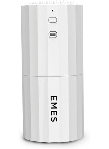 Emes EMES Waterless Smart Aromatherapy Diffuser | Scent Diffuser for Essential Oils for Home, Office & Spa | 24-Hour Bluetooth-Controlled Scent Air Machine, 130ml Capacity, Covers 500 Sq Ft - White 