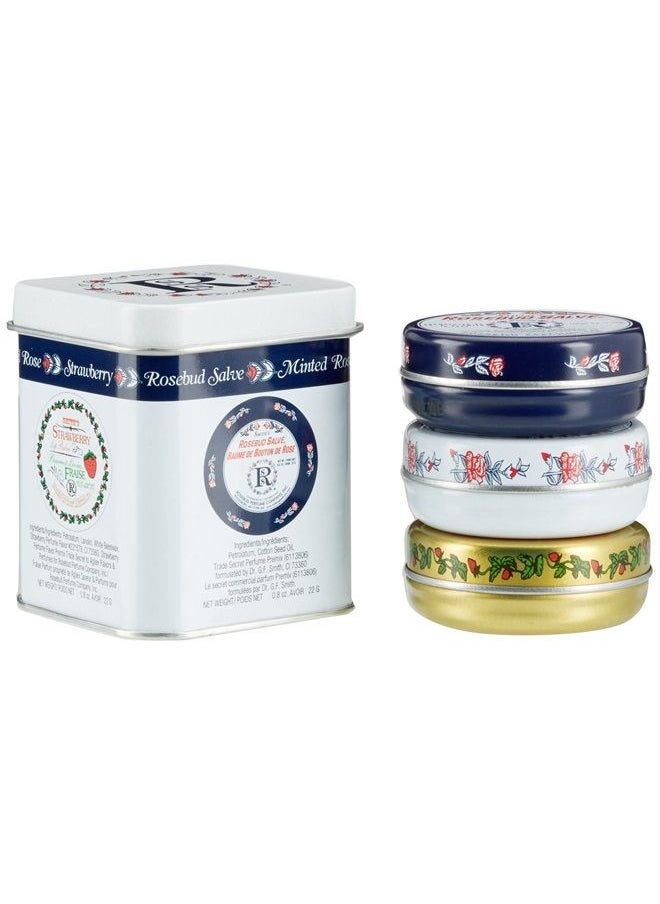 Rosebud Three Lavish Layers Lip Balm, 0.8 Ounce 
