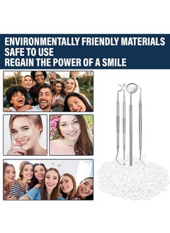 EELHOE Tooth Repair Kit - Temporary Fake Teeth Replacement Kit with Dental Mirror Tools for Temporary Restoration  - Image 3