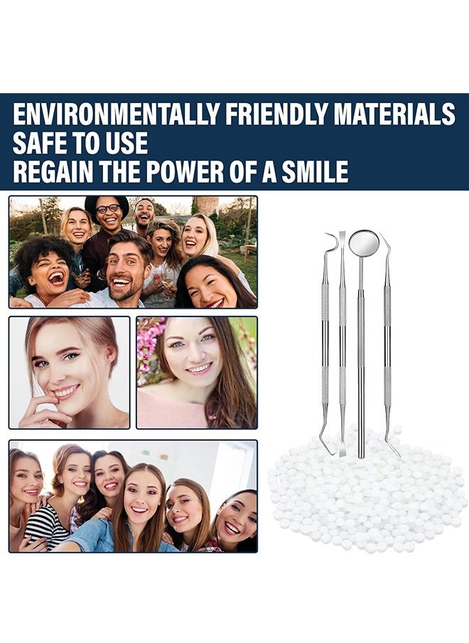 EELHOE Tooth Repair Kit - Temporary Fake Teeth Replacement Kit with Dental Mirror Tools for Temporary Restoration  - Image 3