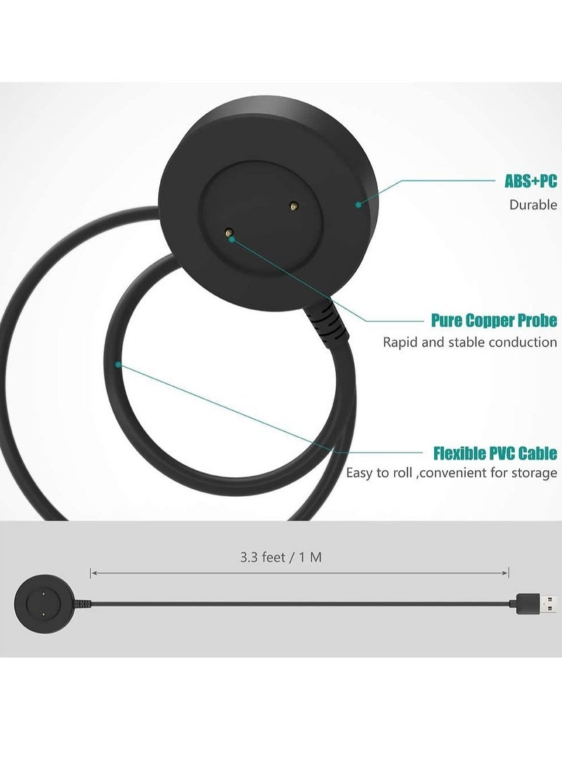 ELTRAZONE Charger Compatible with Huawei Watch GT, GT2, GT 2e | Honor Watch Magic 1 2 | Honor Watch GS Pro,Dream - 1M - Image 3