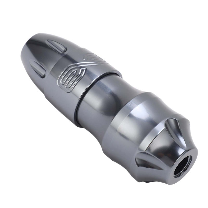 2400mAh Wireless Rotary Tattoo Machine 4mm Stroke Coreless Rechargeable RCA Rotary Tattoo Pen Silver - Image 2