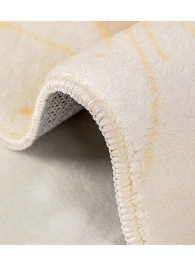 إن كي أكس سجادة أرضية قابلة للطي وقابلة للغسل في الغسالة لغرفة المعيشة وغرفة النوم والسرير والأريكة وطاولات القهوة - Image 4