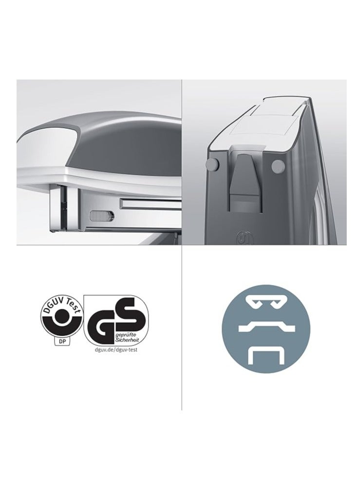 LEITZ مُدبِّس لايتز، سعة 30 ورقة، هيكل معدني مريح، يشمل دبابيس، مجموعة WOW، 5502 - أصفر - Image 4