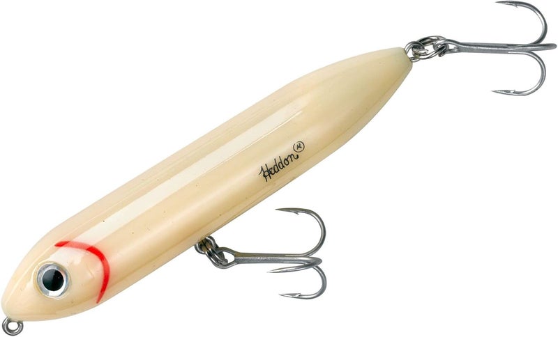 Heddon Super Spook Topwater Fishing Lure for Saltwater and Freshwater, Bone, Jr (1/2 oz) - Image 1
