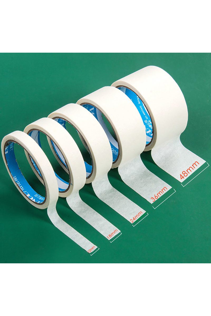 erorex Width 50MM 12M Masking Tape White Writable Sealing Self Adhesive Tape Waterproof for Art Painting Sk - Image 1