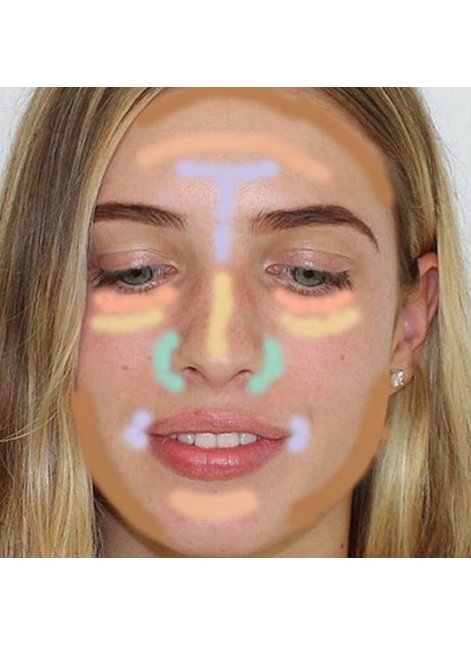 YEPYEPGO Color Corrector Palette, 6 in 1 Concealer Contour Palette, Color Corrector for Dark Circles,Redness, Brighten, Cream Concealer, Color Correcting Palette Full Coverage Concealer Make Up Kit(01)  - Image 5
