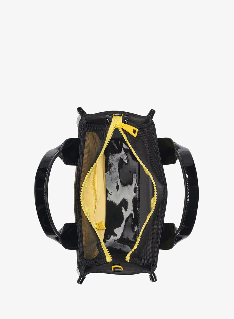 DKNY BLACK/YELLOW Hadlee Small Tote for Women | Best Price UAE