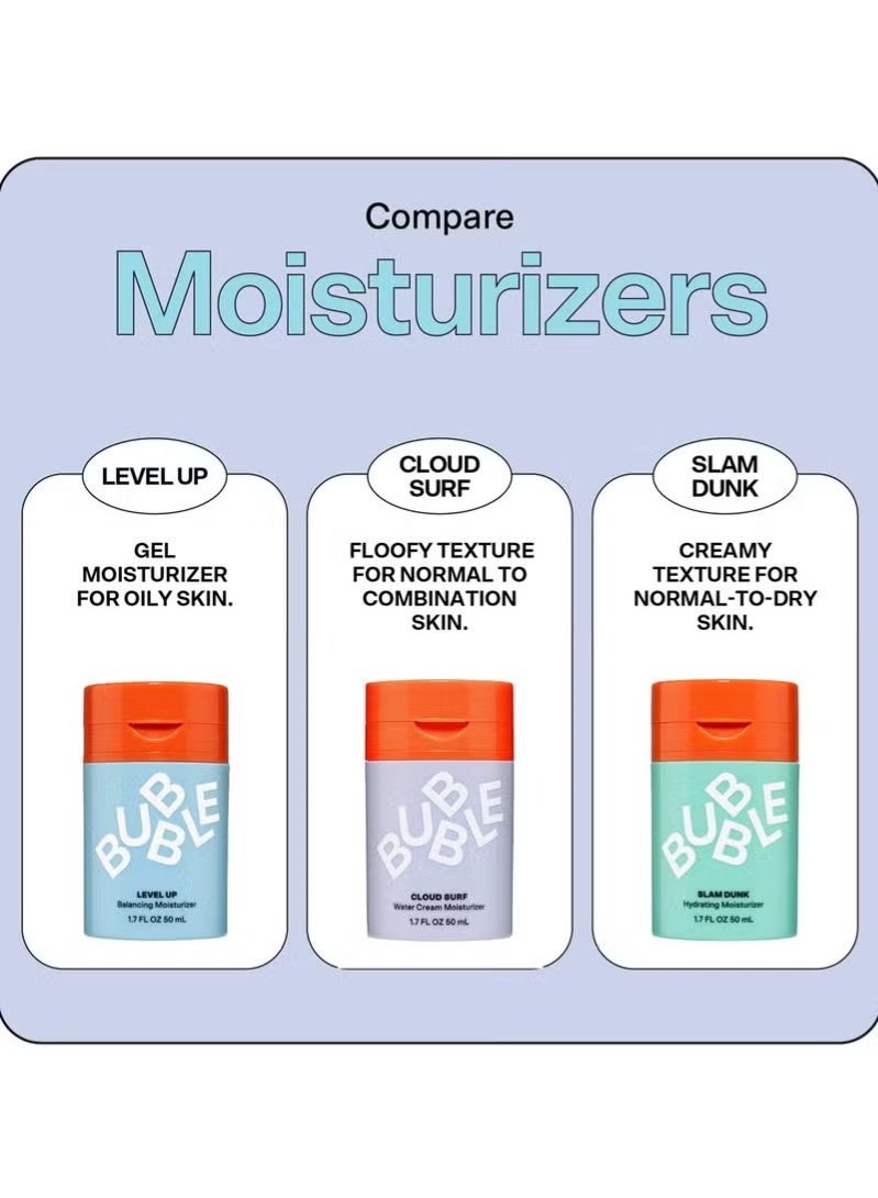 بابل skincare cloud surf water cream face moisturizer - مرطب مرطب يساعد على إعادة توازن الزيوت وتقليل المسام مع الكرفس استخراج البذور - للبشرة الحساسة ( 50 مل ) - Image 3