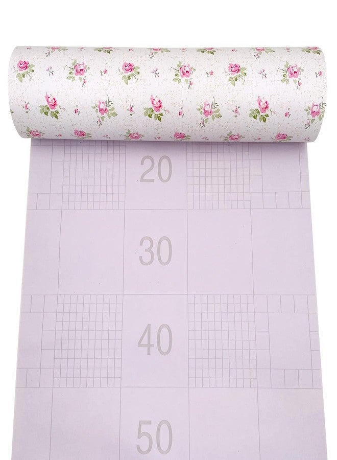 Yifasy 32.8ft Roll Pink Rose Shelf Liner Peel and Stick Wallpaper Revamp Furniture Wall Surface Decor Paper (L-393.7x17.7 Inch) - Image 5