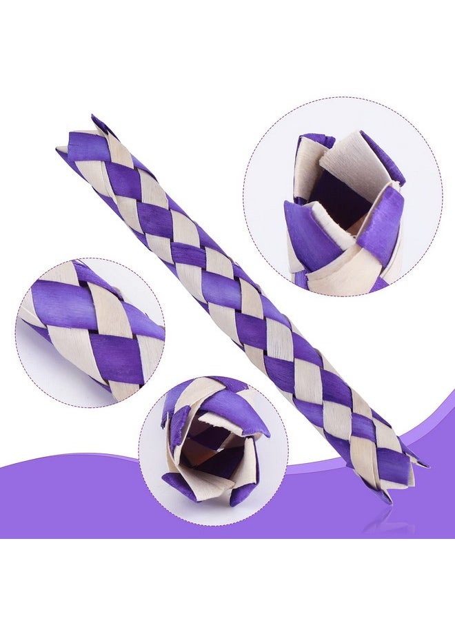 Prasacco Prasacco 24 Pcs Chinese Finger Traps Classic Bamboo Finger Trap Cool Birthday Party Favors Goodie Bag Stuffers (4 Colors Random)  - Image 3