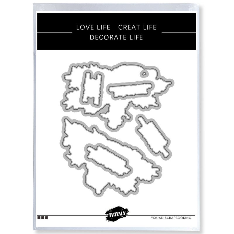 Christmas Series Holiday Decoration Party Stickers Handmade Paper Art Transparent Silicone Seal Postmark Stamp Set - Image 1