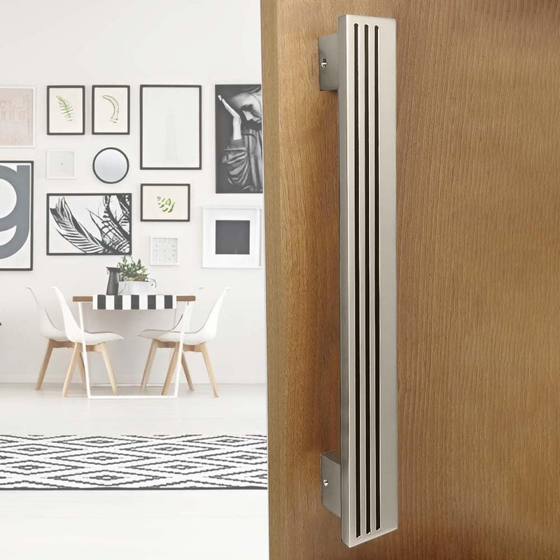 VOLO Satin Finish Door Handle for Main Doors PullPush Handle for Wooden and Glass Doors for Home Hotel Office Model SAM11 2 450MM - Image 1