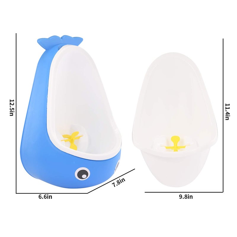 TELEXSUN مرحاض تدريب الأطفال الذكور - مرحاض تدريب لطيف على شكل حوت (حوت رمادي) - Image 2