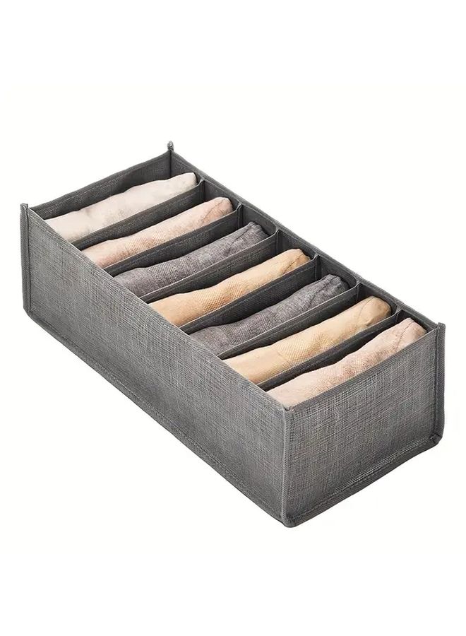 Foldable 7 Grid Clothes Organizer Portable Wardrobe Storage Box Small Size 13 78x6 69x5 91 Inch - Image 3