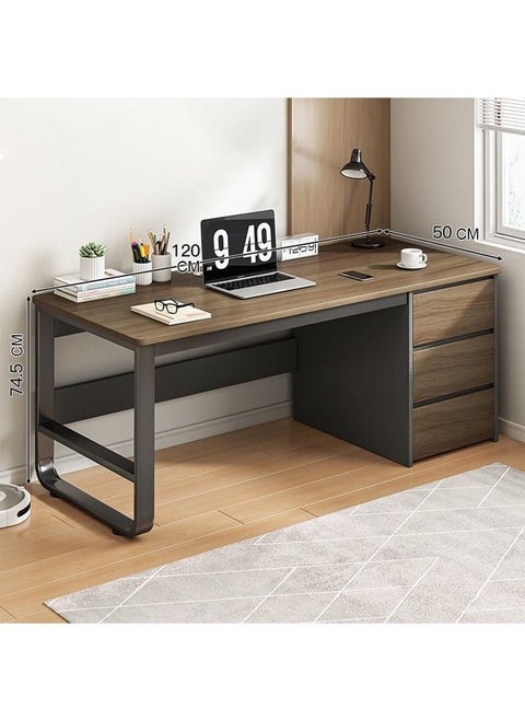 Multifunctional Computer Table And Office Desk With 3 Drawers