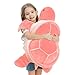 Dalmao 28 Big Pink Sea Turtle Stuffed Animals Plush Pillow Toys Large Turtles Plushies Gift for Kids Boys Girls Birthday Halloween Christmas - Image 2
