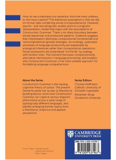 Constructions and Compositionality: Cognitive and Computational Explorations  - Image 1