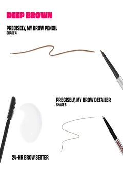 benefit Benefit All Brow't That Cheddar - Bestselling Brow Trio Shade 4 - deep brown  - Image 2